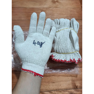 Comb 10 đôi găng tay sợi, găng tay lao động 40g/đôio