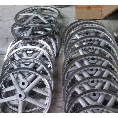 Tay vô lăng quay gang mạ Crom hàng mới đẹp Fi 60-150mm