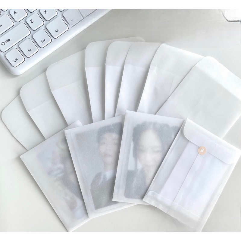 Bìa Thư Trong Suốt Đựng Card