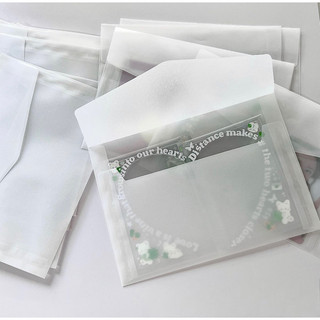Bìa thư trong suốt đựng card, sản phẩm, bìa thư trang trí chữ nhật kích thước 17.5x12cm