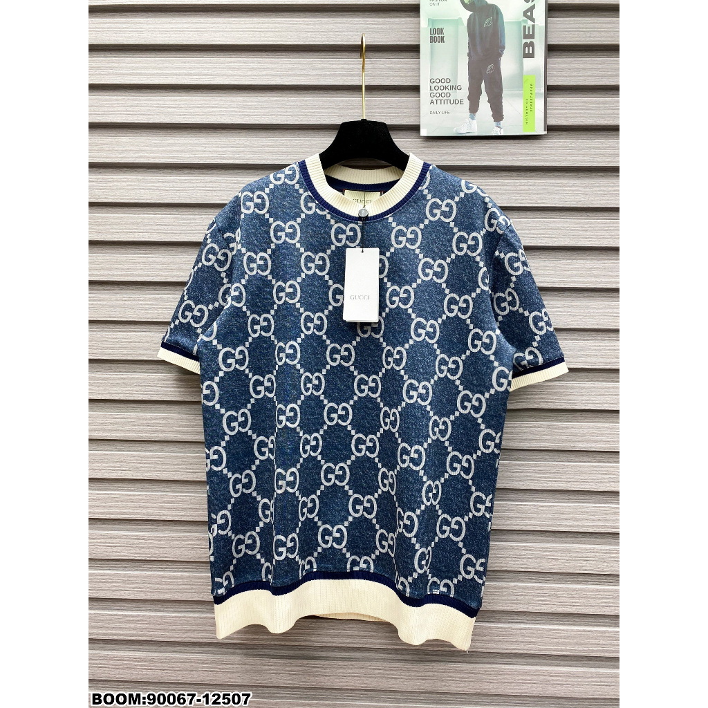 Áo phông GC cộc tay in họa tiết đẹp mắt , chất cotton thoáng mát