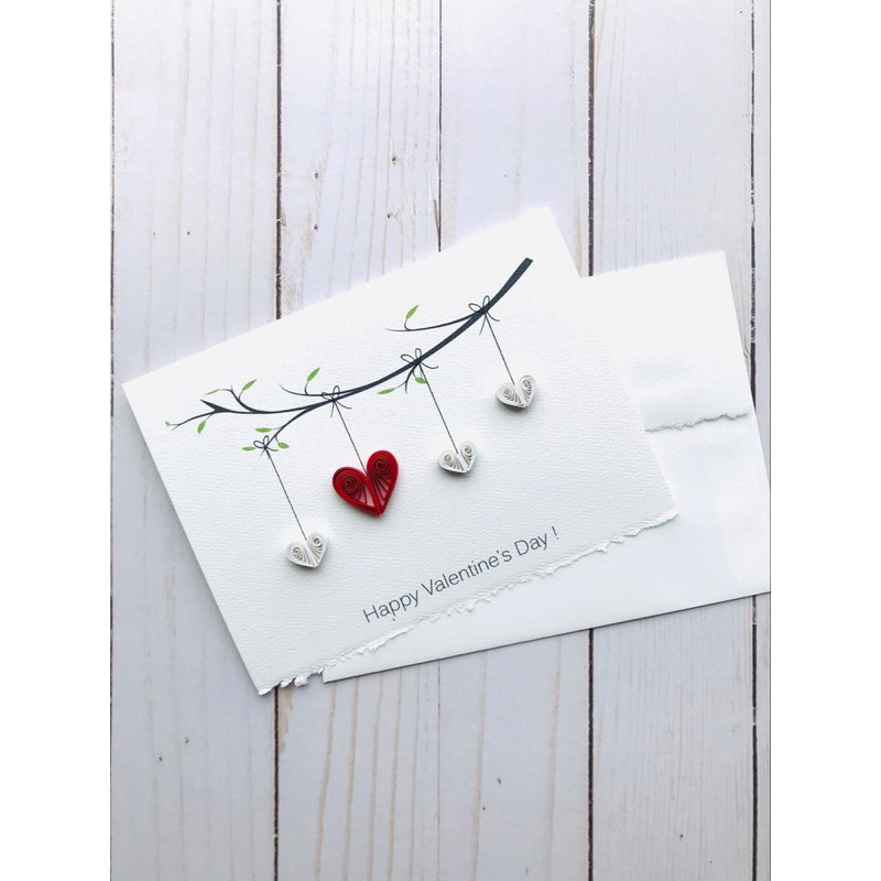 Thiệp chúc quilling handmade