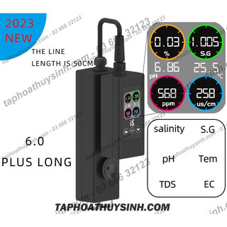 Ibowl 6.0 wifi pro 2023-bộ đo ph - nhiệt độ- tds - ec online- độ mặn