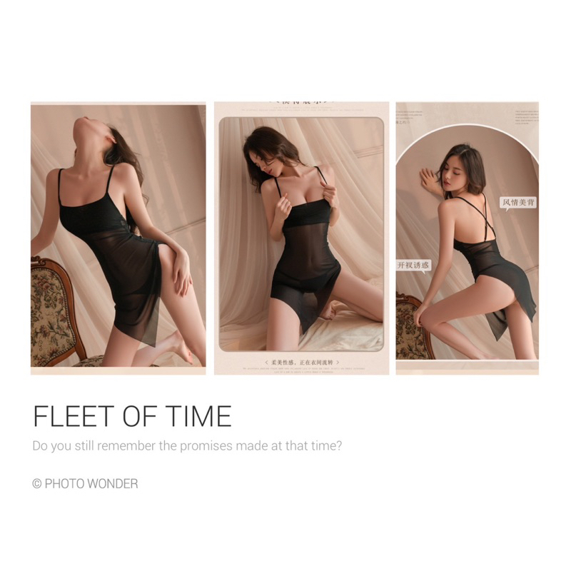 Sx951 váy lưới trơn kèm chip - váy ngủ sexy - Camluu99