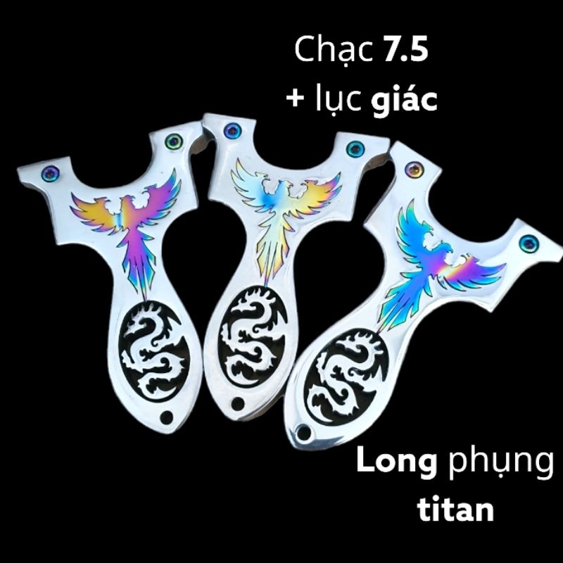ná LONG PHỤNG TITAN kèm ốc titan + lục giác