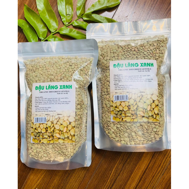 Đậu lăng xanh hữu cơ 1kg