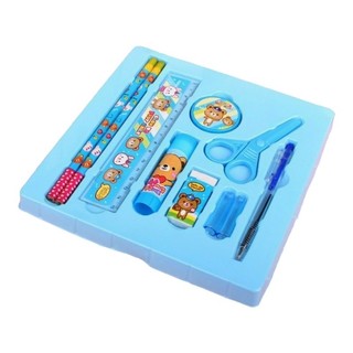 Bộ đồ dùng học tập bút viết thước gôm chuốt
