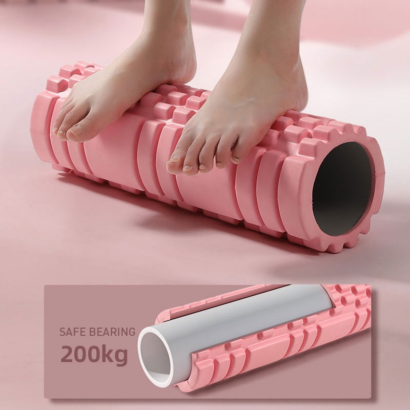 Con Lăn , Thanh Lăn Foam Roller Massage Cơ Thể , Giãn Cơ , Gym , Fitness , Yoga Tại Nhà  Kích Thước 33x14cm Vano Hous