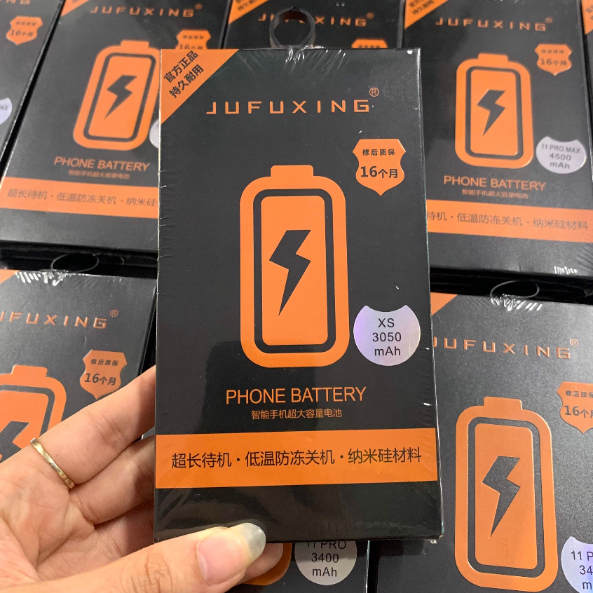 Pin JUFUXING dung lượng cao full mã từ 5s đến 13prm