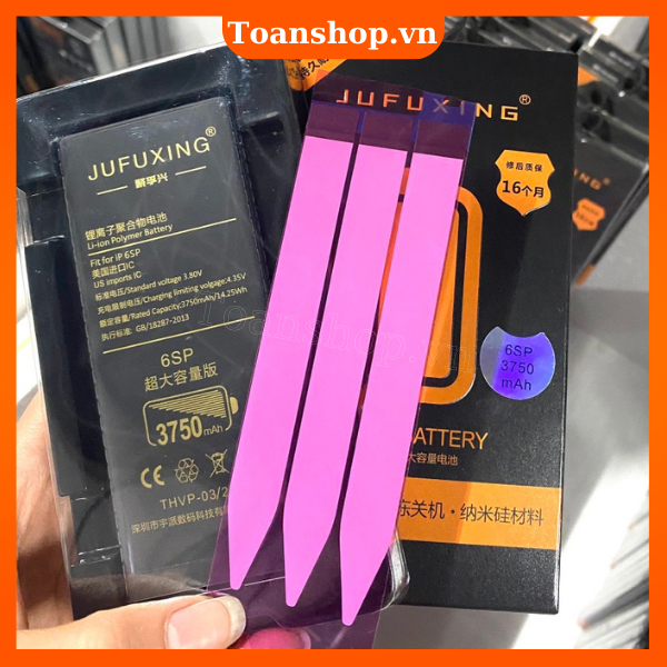 Pin JUFUXING dung lượng cao full mã từ 5s đến 13prm
