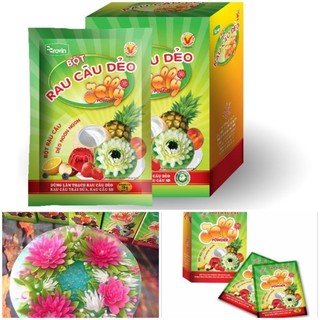1 gói 10gam bột rau câu dẻo Rovin làm bún, thạch keto, das