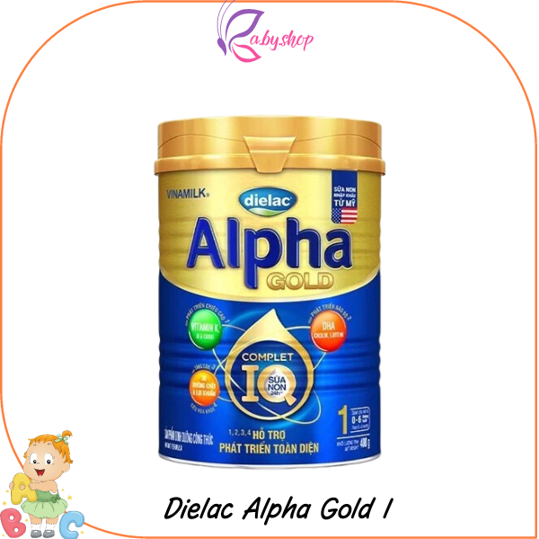 ( Chính hãng ) Combo 2 lon sữa công thức Dielac Alpha Gold step 1 2 3 4