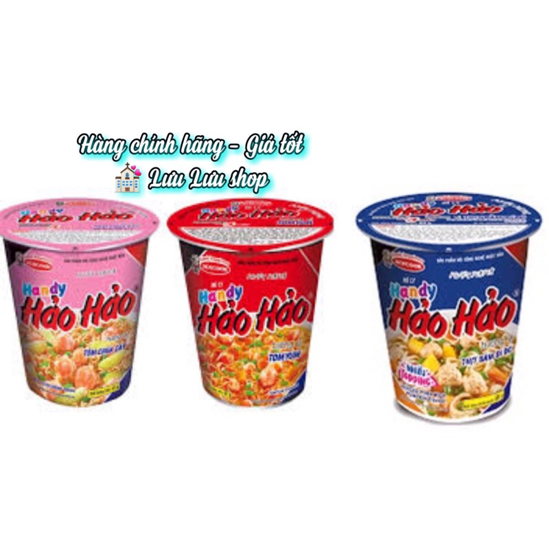 (NEW) Mì Hảo Hảo ly handy toyum/ tôm chua cay Acecook 67gr