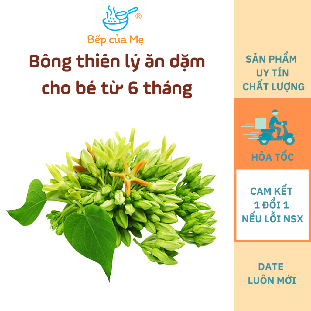 Bông thiên lý nấu ăn dặm cho bé từ 6 tháng, gói 20g, Shop Của Mẹ