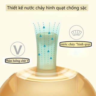 Núm vú ống hút nước KAMIDI silicon chính Hãng giúp bé tập hút nước qua bình