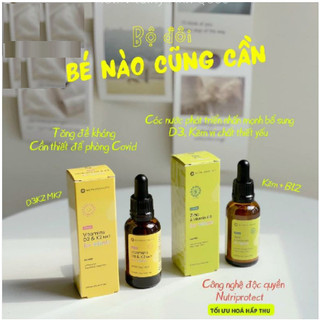 Bộ đôi bổ sung d3k2 và kẽm nutrivitality anh giúp bé ăn ngon và cao lớn