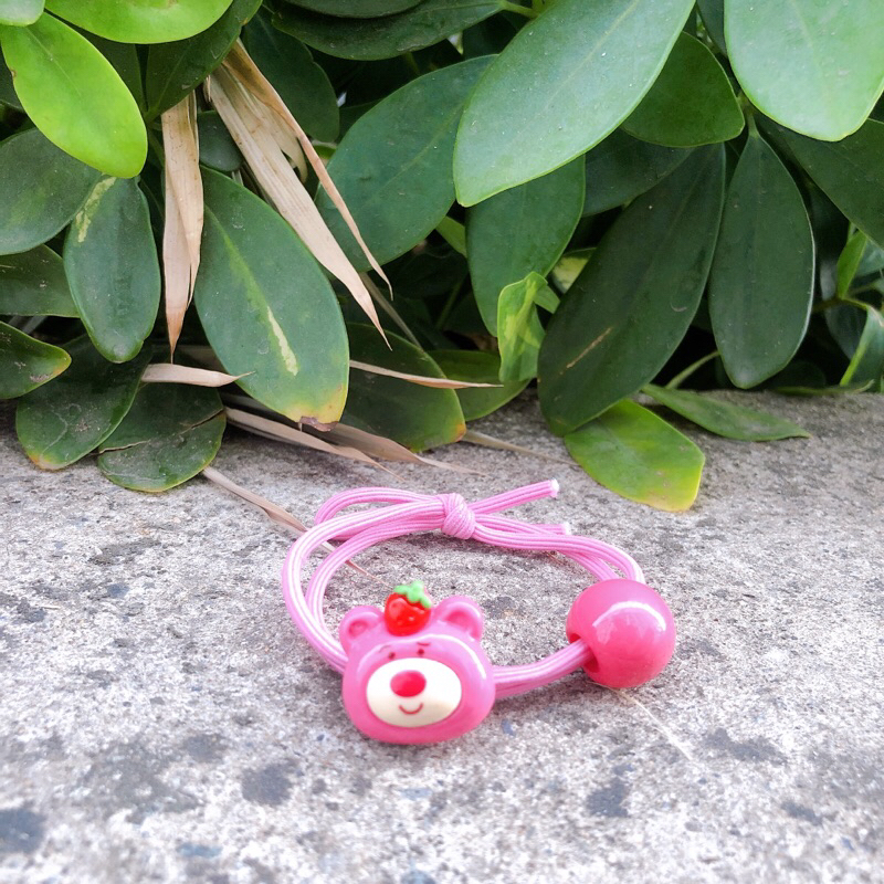 CỘT TÓC THUN GẤU DÂU LOTSO