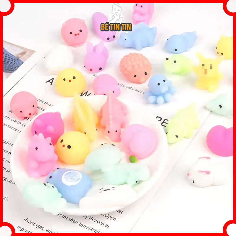 Thú mochi squishy xả stress - Đồ chơi thú mochi mềm dẽo giải trí
