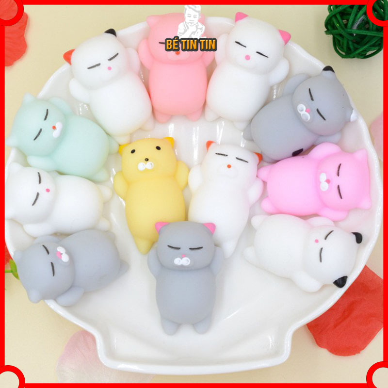 Thú mochi squishy xả stress - Đồ chơi thú mochi mềm dẽo giải trí