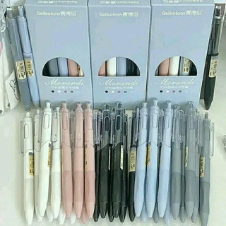 Bút bi mực đen ngòi 0.5mm màu sắc basic