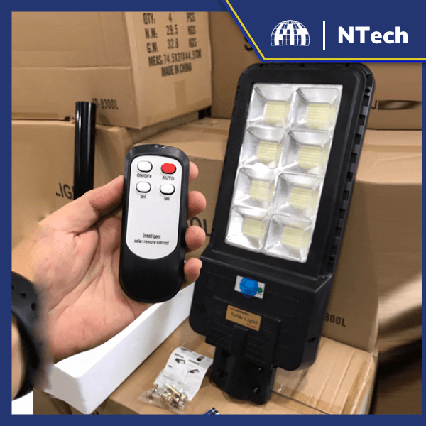 Đèn năng lượng mặt trời Jindian- Đèn đường NLMT  Công suất 400W -Khung ABS- Chip Led "SMD"