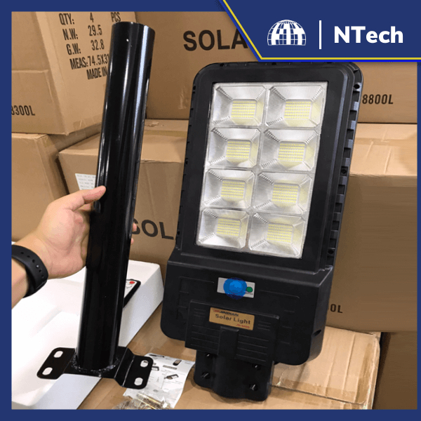 Đèn năng lượng mặt trời Jindian- Đèn đường NLMT  Công suất 400W -Khung ABS- Chip Led "SMD"