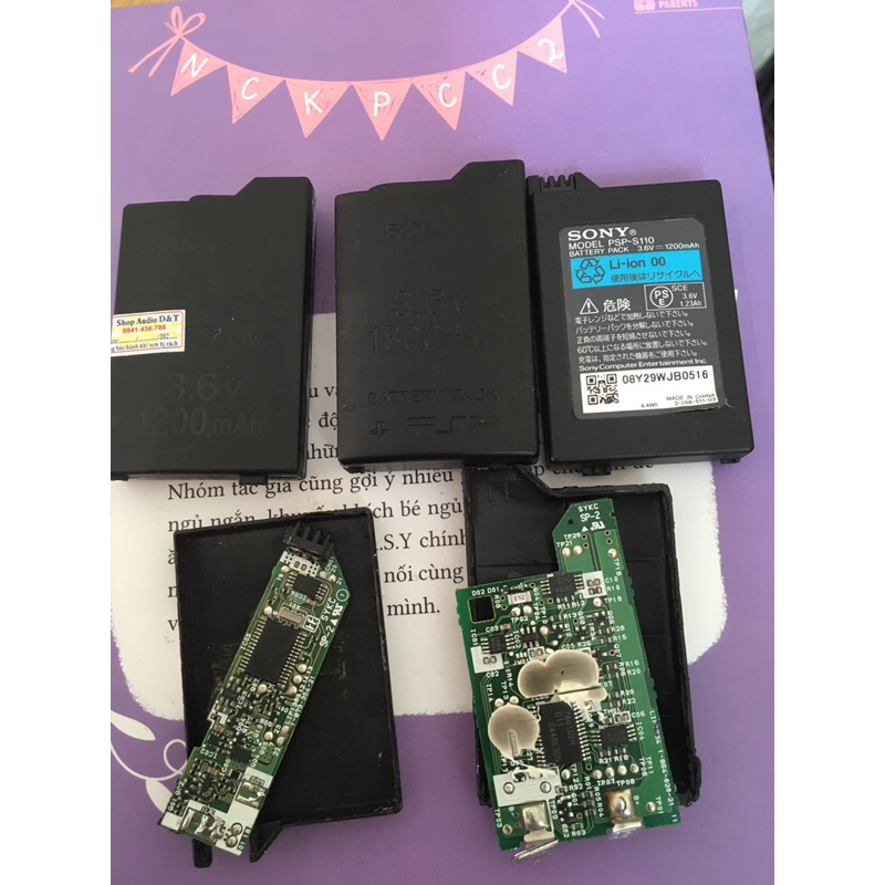 PIN PSP 1000/2000/3000 CHÍNH HÃNG