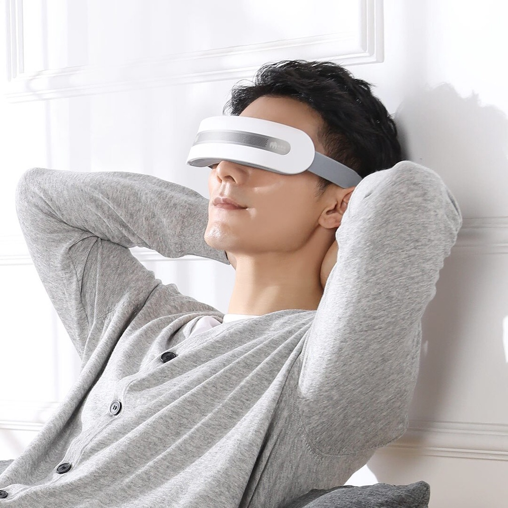 Máy masage mắt Xiaomi Momoda SX328, massage 2 chế độ nóng lạnh tác dụng sâu giúp mắt giảm đau nhức, nghe nhạc thư giãn