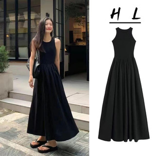 Váy body ba lỗ dáng dài maxi chất thun co dãn 4 chiều