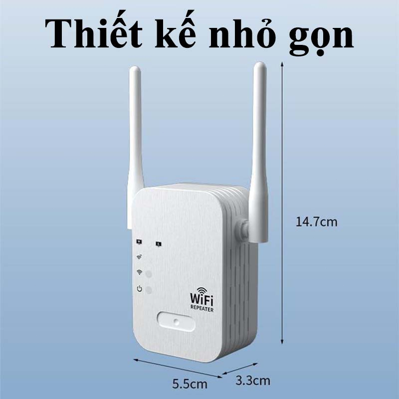 Kích Sóng Wifi 4 Râu Ăng Ten Phát Xuyên Tường Chuẩn N Tốc Độ 300mbps Màu Trắng Bộ Kích Sóng Wifi Thu Phát Mở Rộng Sóng | BigBuy360 - bigbuy360.vn