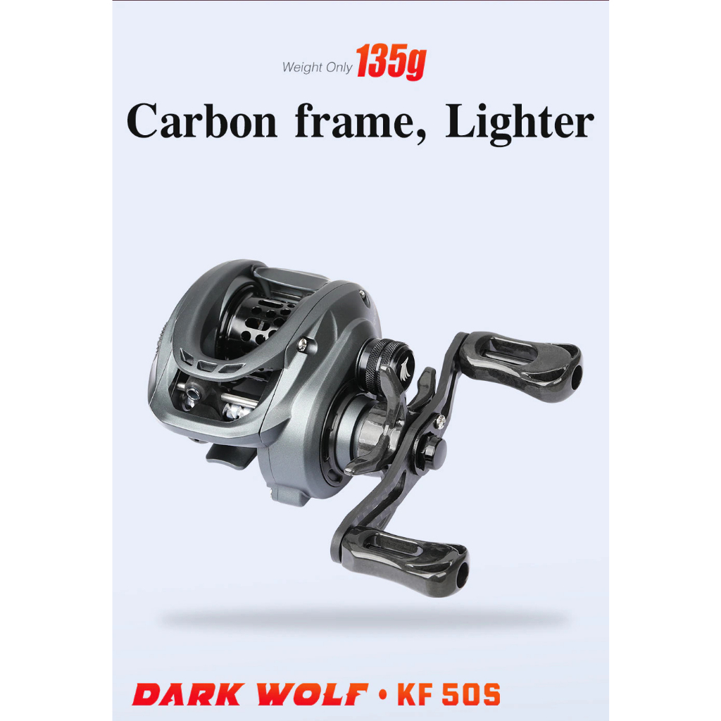 Máy ngang BFS darkwolf Ultra có drag clicker hàng hot Tsurinoya Hita Lure