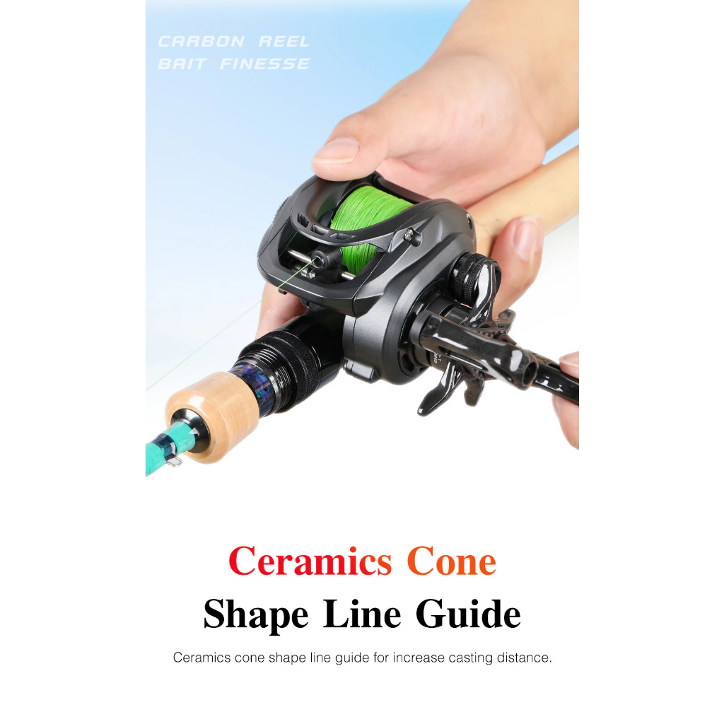 Máy ngang BFS darkwolf Ultra có drag clicker hàng hot Tsurinoya Hita Lure