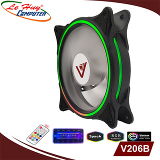 Fan Case VSP V206B RGB Pack 3 Fan (Hub + Remote)