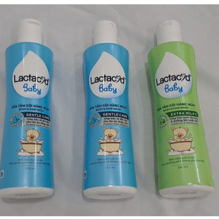[CHÍNH HÃNG] Sữa tắm gội ngừa rôm sảy cho bé Lactacyd Baby Gentle Care 250ml (mẫu mới)- Dung dịch tắm cho trẻ sơ sinh