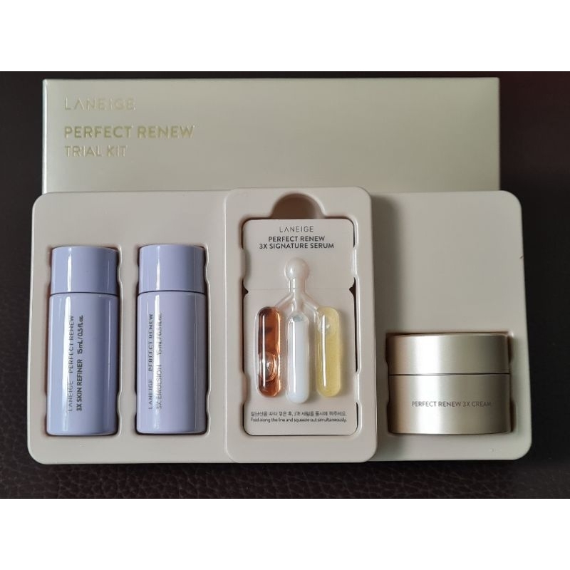 Kit dưỡng ẩm da Perfect Renew Trial Kit Lanege