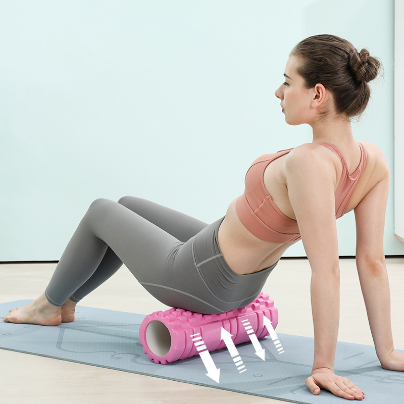 Con Lăn , Thanh Lăn Foam Roller Massage Cơ Thể , Giãn Cơ , Gym , Fitness , Yoga Tại Nhà  Kích Thước 33x14cm Vano Hous