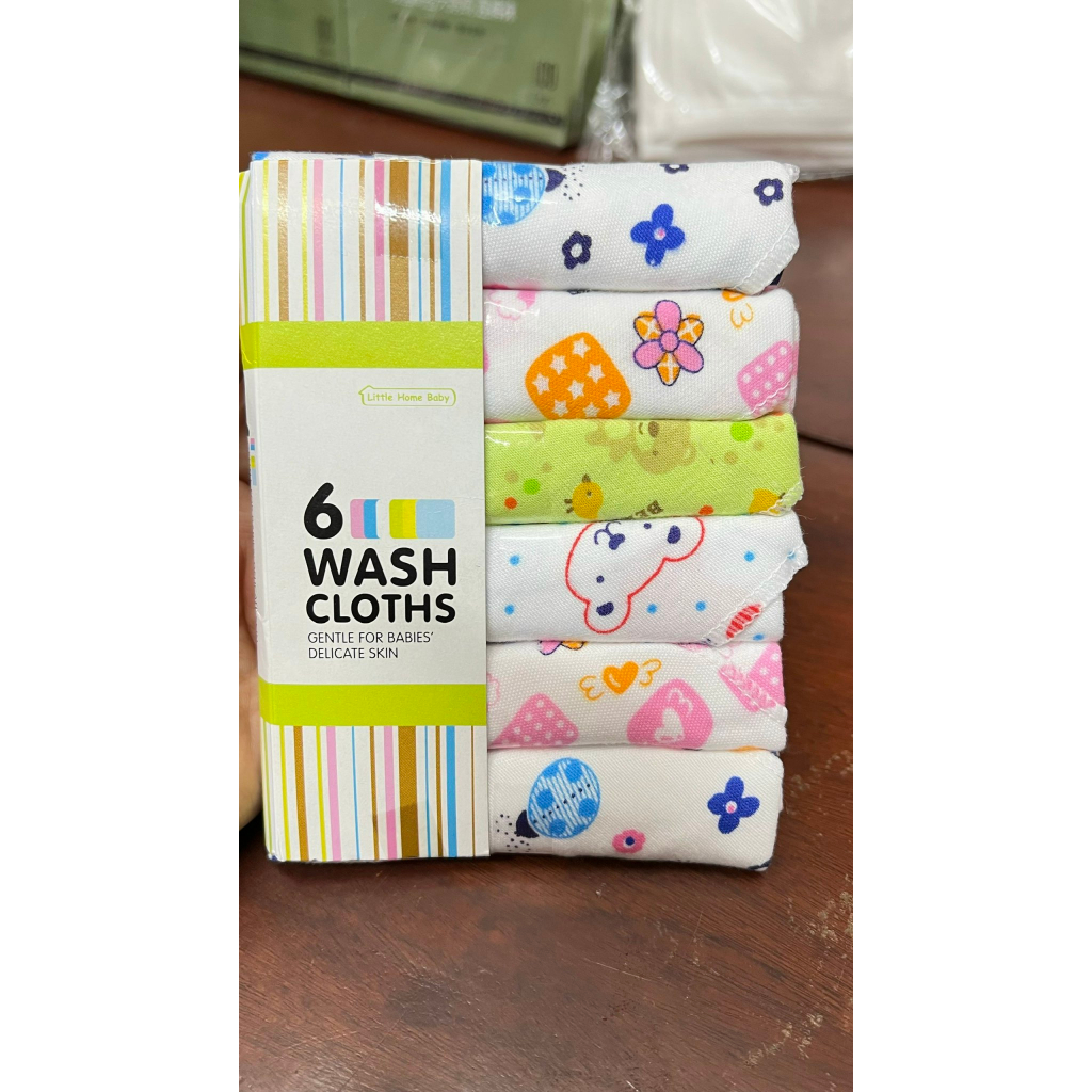 Set 12 khăn sữa bé cotton Thái Lan 20*20 cm mềm mịn
