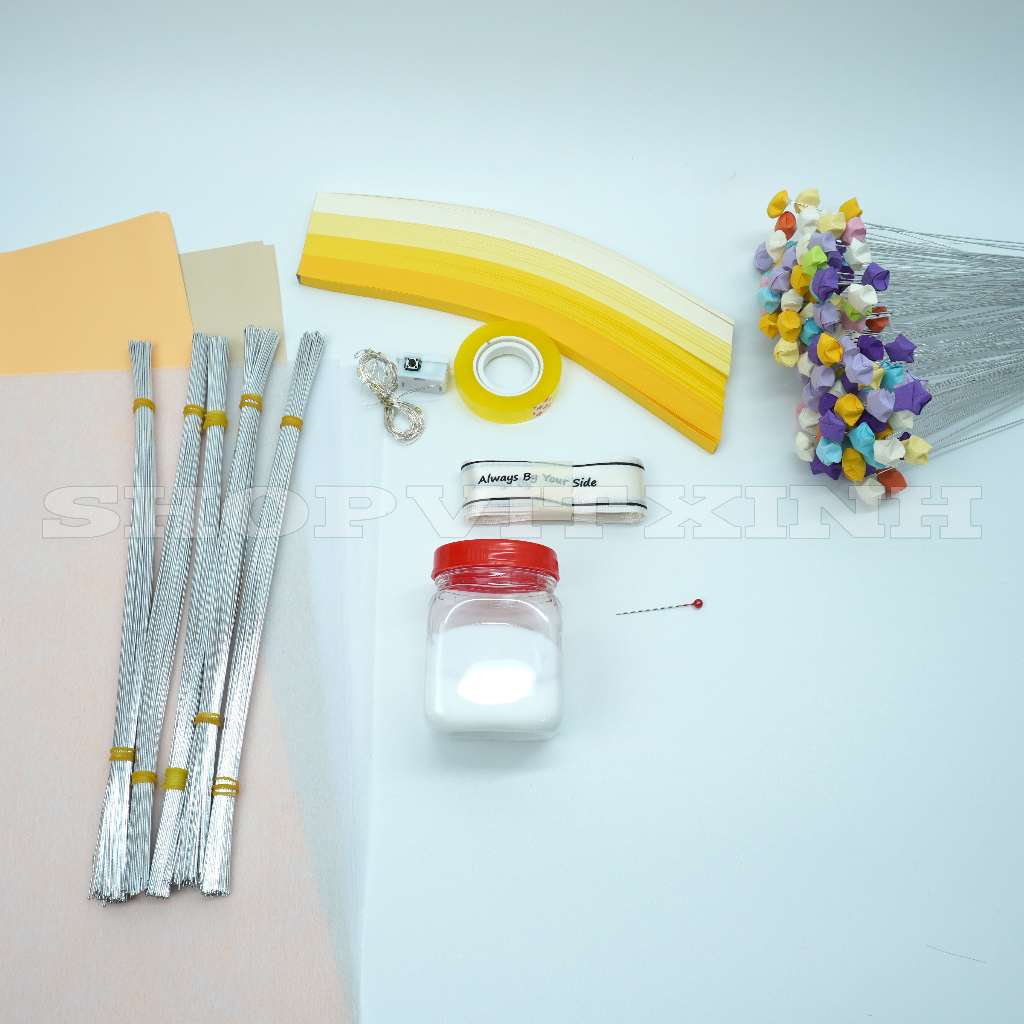 Set Nguyên Liệu Làm Bó Hoa Sao 350 Bông - Shop Vịt Xinh| Shop Vịt Xinh 86
