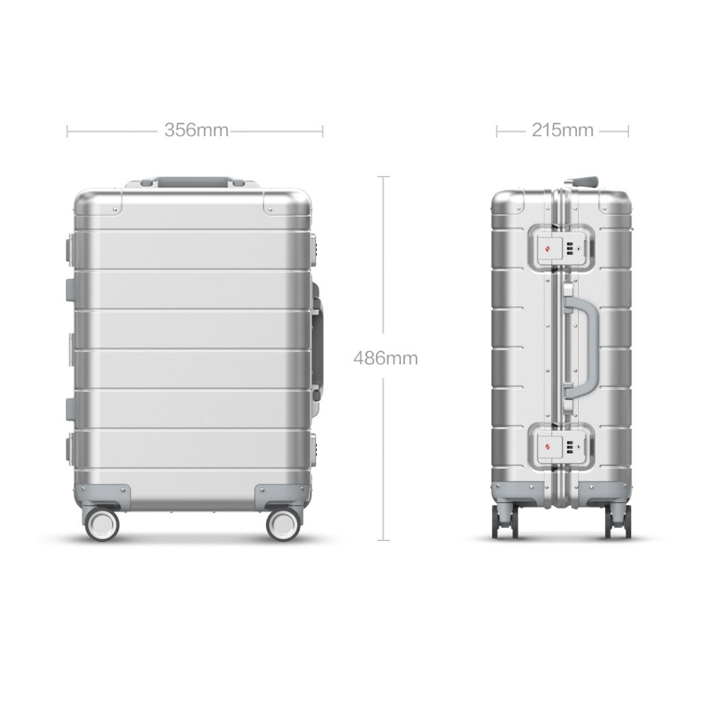 Vali Nhôm Xiaomi 20 Inch LXX10RM Màu Bạc Chính Hãng