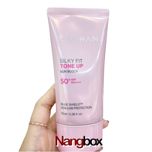 Kem Chống Nắng Kềm Dầu Nâng Tông ENPRANI SILKY FIT TONE UP SUNBLOCK SPF 50+ PA++++