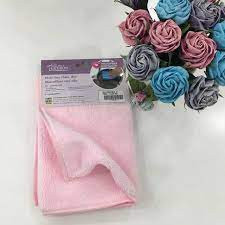 Khăn lau chén bát Everon Microfiber cao cấp kích thước 40*40 - Màu hồng