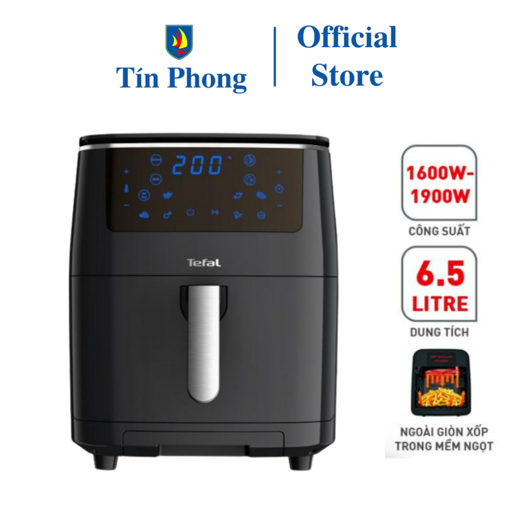 Nồi chiên không dầu Tefal FW201815 - Dung tích 6.5L - Lòng nồi thép không gỉ - Hàng chính hãng - Bảo hành 24 tháng
