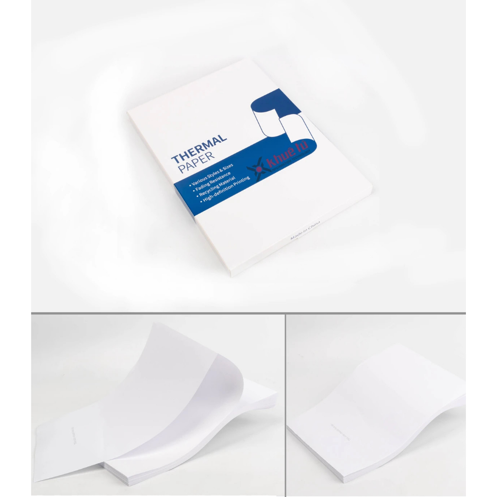 Giấy In Nhiệt Khổ A4 KT-RM10-A4 Dùng Cho Máy In Nhiệt M08F AIMO
