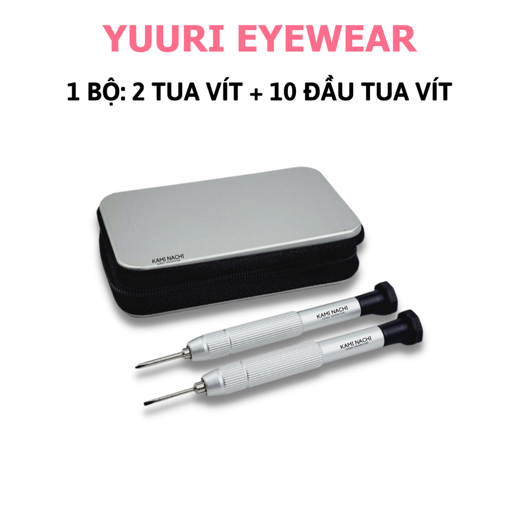 Phụ kiện sửa chữa mắt kính chuyên dụng - hộp đệm mũi- hộp ốc - bộ tua vít đa năng dành cho mắt kính, đồng hồ