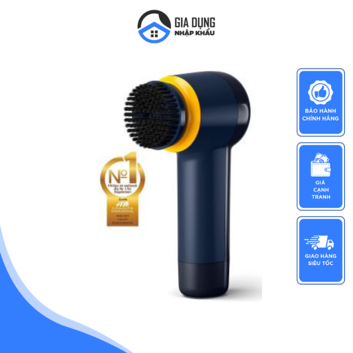 Máy Vệ Sinh Giày PHILIPS, Sneaker Cleaner GCA1000/60, Máy Đánh Giầy Cầm Tay Bằng Pin, Nhập Đức, BH 12 Tháng