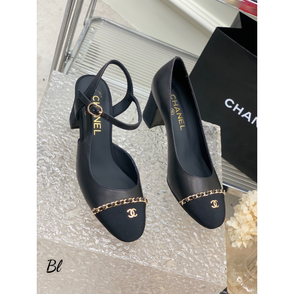 SANDAL CHA NEO MŨI VÁ VIỀN XÍCH