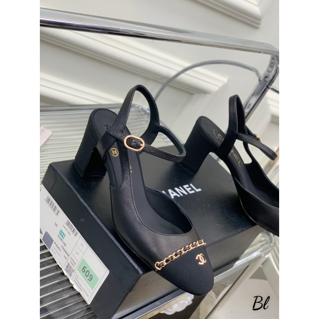 SANDAL CHA NEO MŨI VÁ VIỀN XÍCH