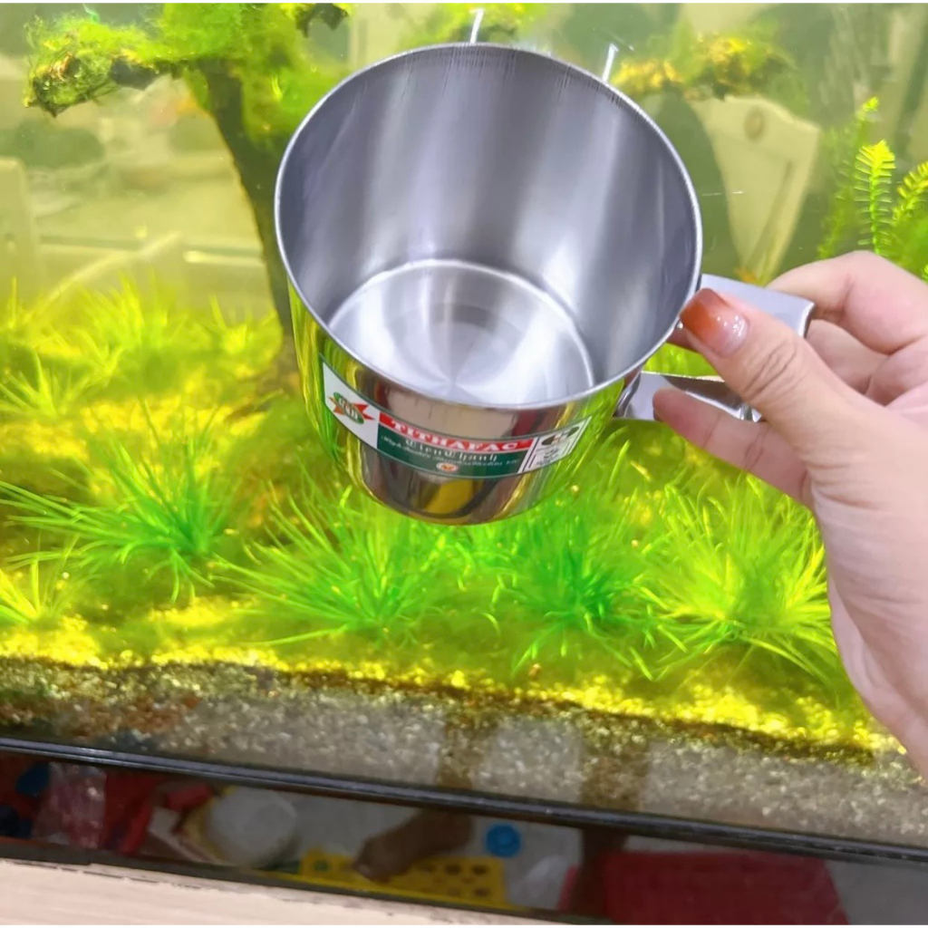 Cốc inox có nắp Tithafac - Ca inox có nắp Tiến Thành đủ size tiện lợi - gia dụng Nari