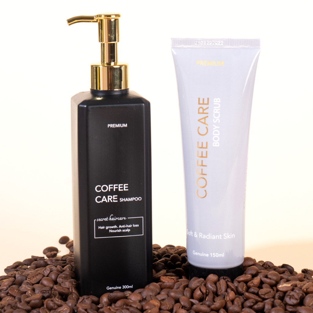 Dầu gội cà phê hữu cơ Lath Coffee Care Shampoo nuôi dưỡng bóng mượt tóc 300ml