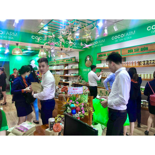 Bột sữa (Cốt) dừa Cocofarm bịch 1Kg độ béo 20% pha chế đồ uống, nấu chè, làm bánh, nấu ăn